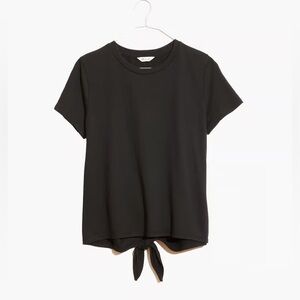 NWT Madewell Black Knot Back Tee